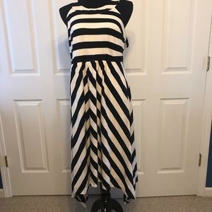 Striped dress 0X